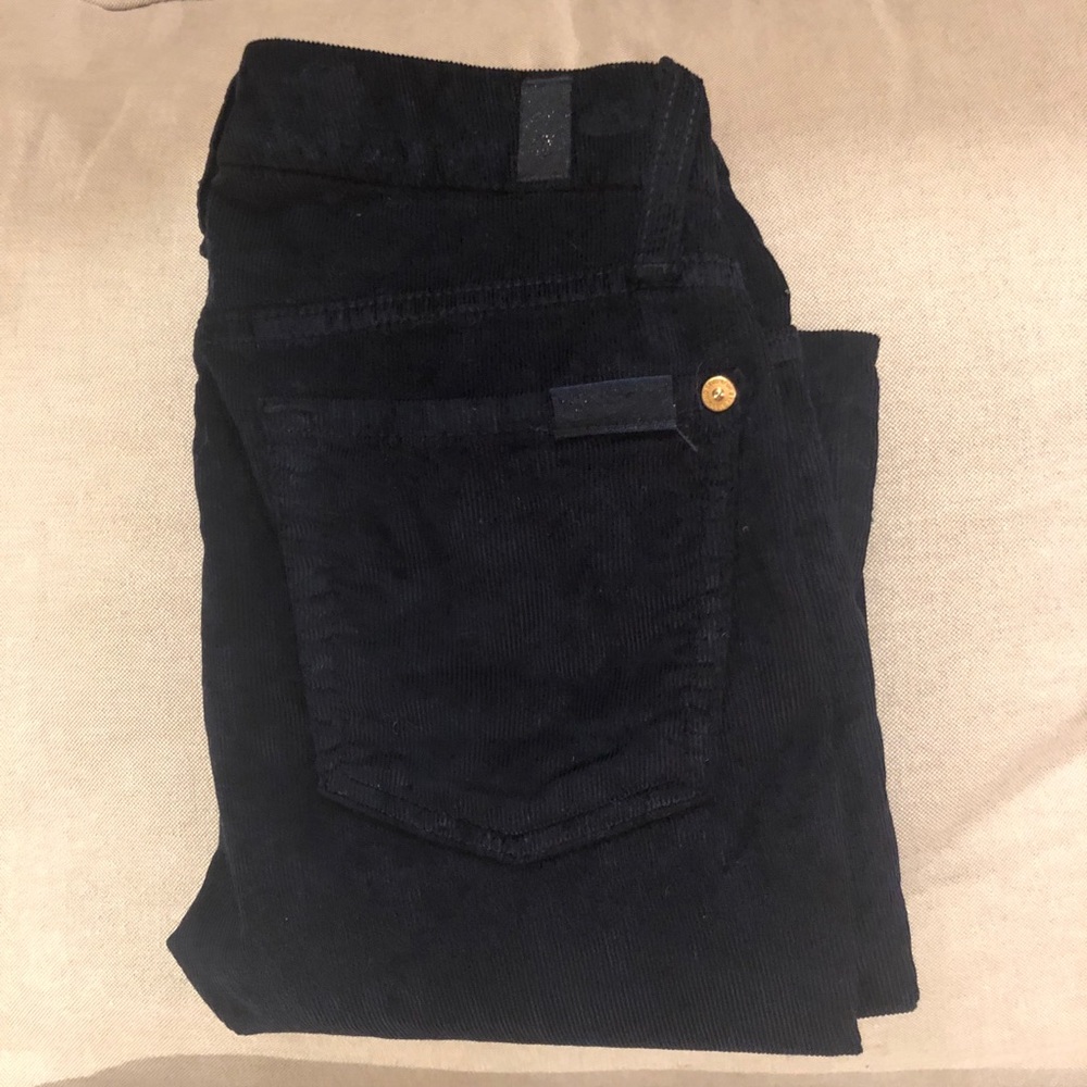 7 for all mankind, The Skinny, 24, navy corduroy